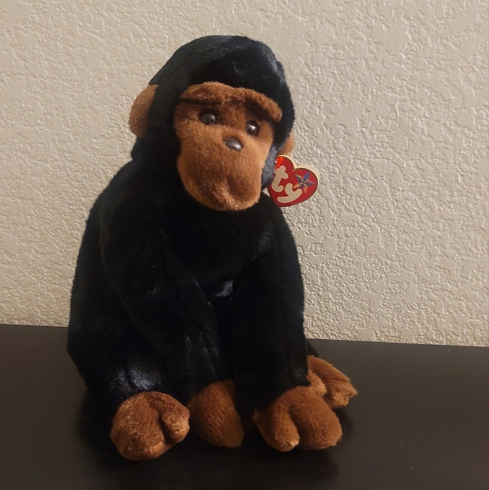 Large Gorilla "George" Beanie Baby - Picture 2 of 4